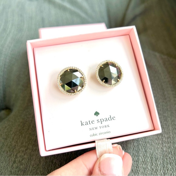 Kate Spade She Has Spark Studs Black - Picture 3 of 9